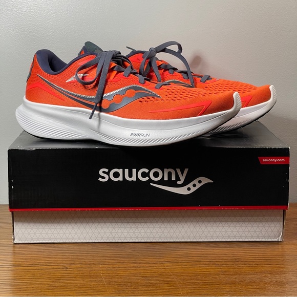 Saucony Ride 15 Viziride Night / Corail - Picture 2 of 15